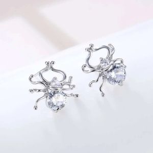 🪲 Adorable Metallic Rhinestone Beetle Bug Studs 🪲
